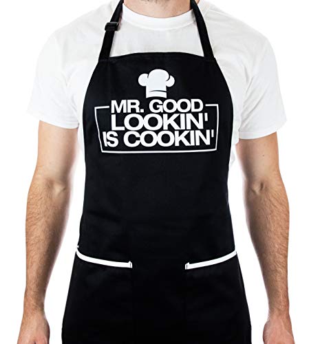 Mr. Good Looking is Cooking Apron