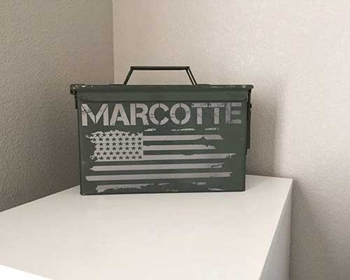 Personalized Ammo Box