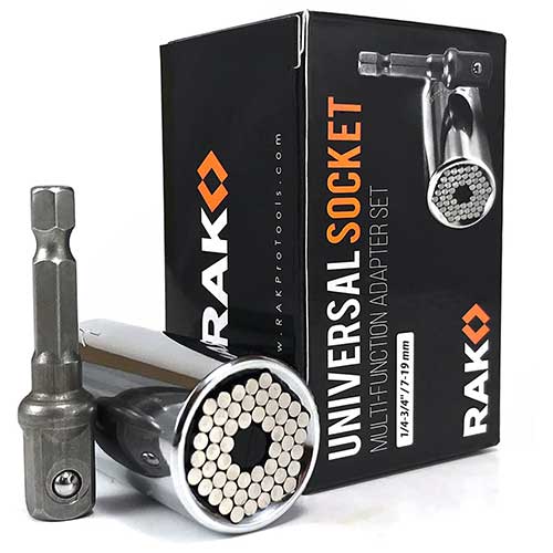 RAK Universal Socket Grip Ratchet Wrench