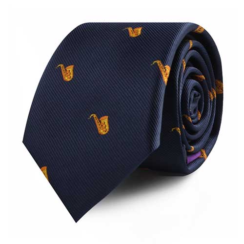 Saxophone Player Tie