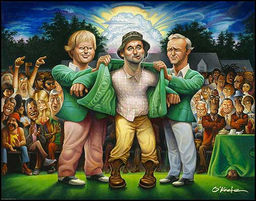 The Green Jacket Wall Print