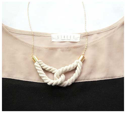 Cotton Rope Necklace