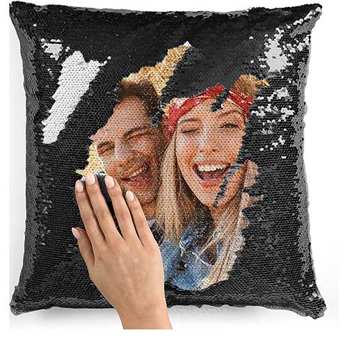 Custom Photo Sequin Pillow Case