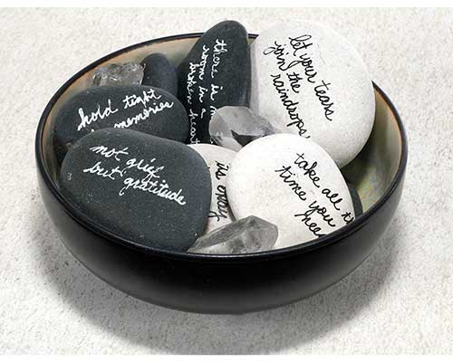 Handcrafted Remembrance Rocks