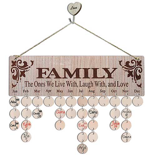 Hanging Wooden Plaque