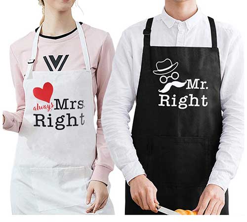 Mr. and Mrs. Cotton Aprons