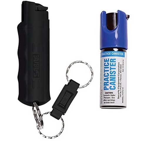 Pepper Spray with Quick Detach and Practice Canister