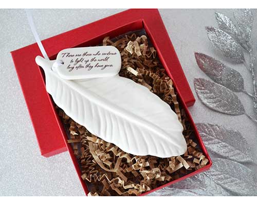 Sympathy Feather Ornament