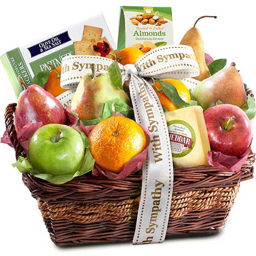 Sympathy Gourmet Fruit Basket