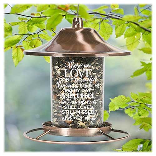 Sympathy Poem Bird Feeder