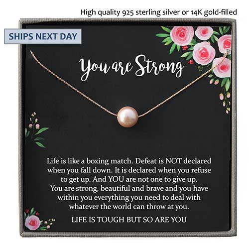 You Are Strong Gift Necklace