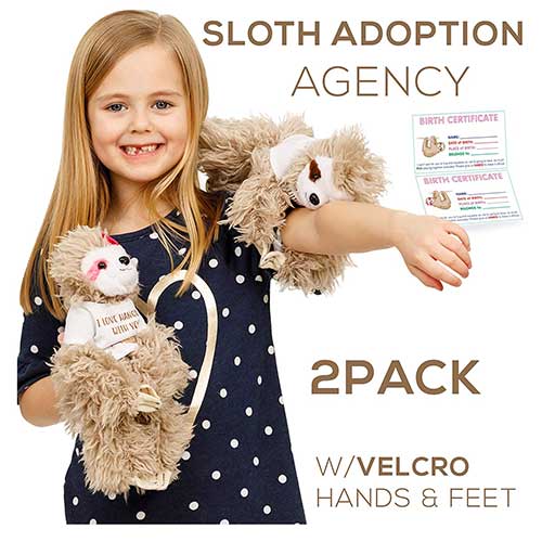 Adopt a Sloth Stuffed Animals