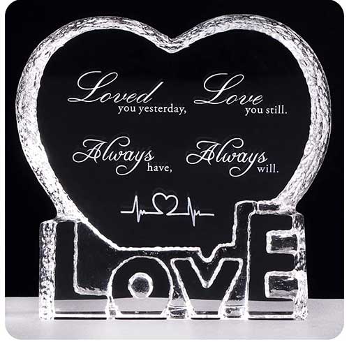 Anniversary Crystal Sculpture Gift