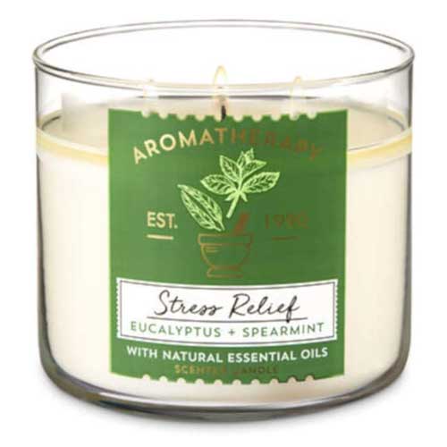 Aromatherapy Stress Relief 3 Wick Candle