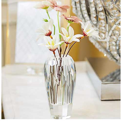 Bud Crystal Centerpiece Vase