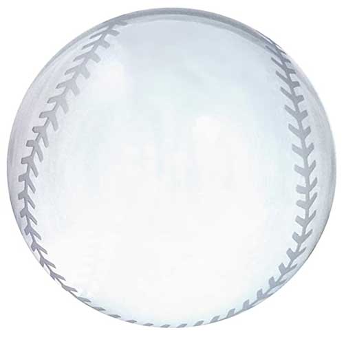 Crystal Baseball Themed Paperweight