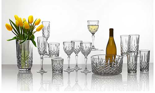 Crystal Champagne Flute Set from the Marquis By Waterford Range