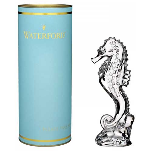 Crystal Seahorse Paperweight from Waterford Giftology