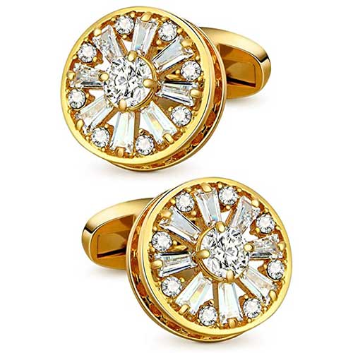 Gold Cufflinks for Him