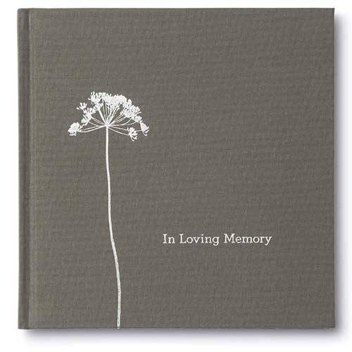 In Loving Memory Quote Book