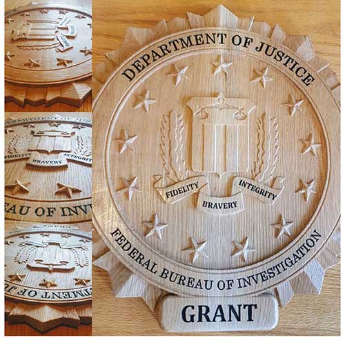 Personalized FBI Shield