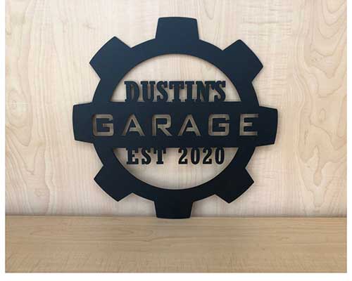 Personalized Garage Sign