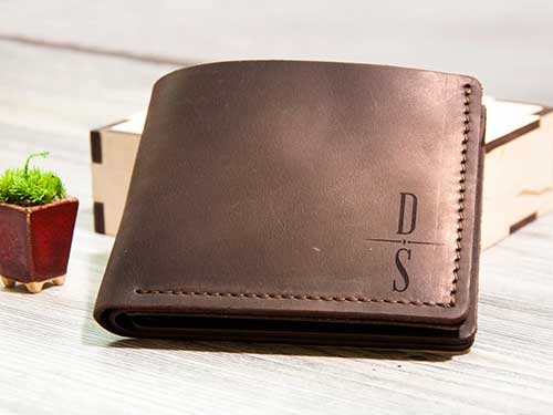 Personalized Leather Wallet