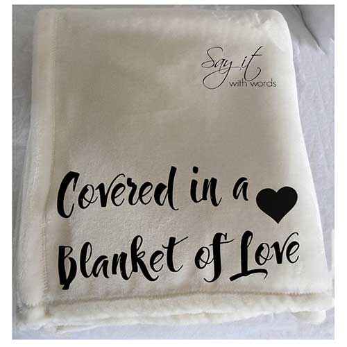 Personalized Sympathy Comfort Blanket