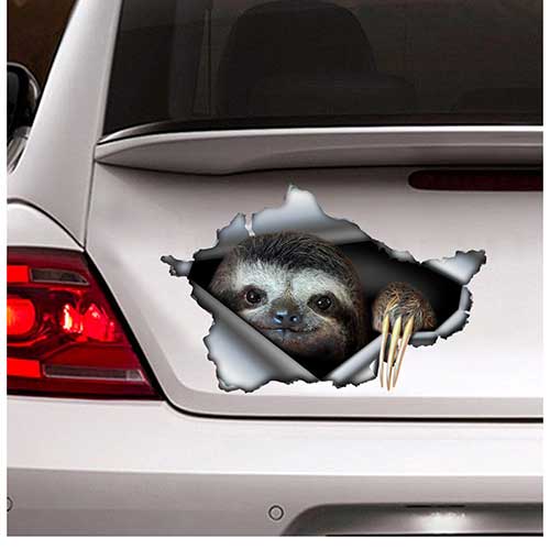 Sloth Car Decal