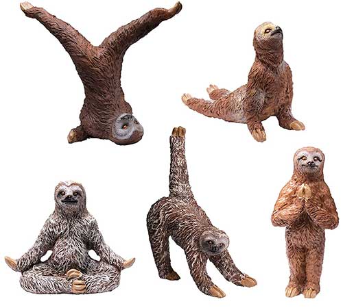 Sloth Yoga Action Figures