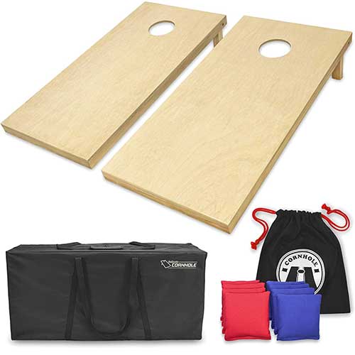 Solid Wood Cornhole Set