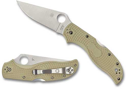 Spyderco Ivory Handle Pocket Knife
