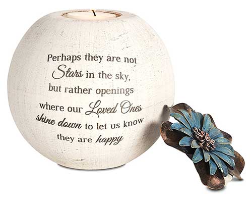 Stars in the Sky Terracotta Candle Holder