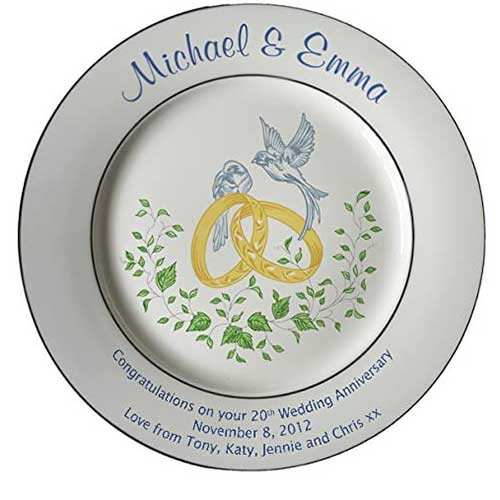 Bone China Commemorative Plate