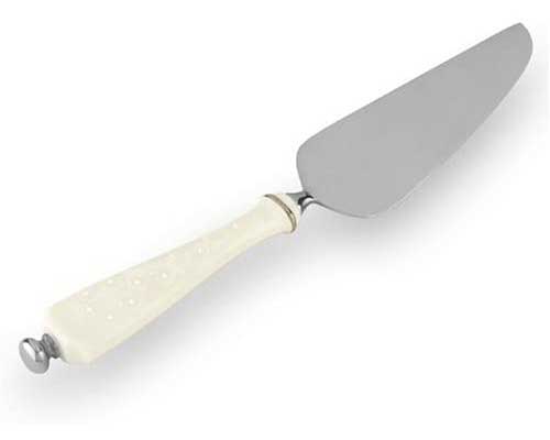 Bone China Platinum Banded Cake Server