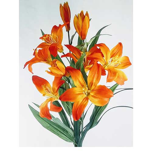 Daylily Faux Floral Arrangement