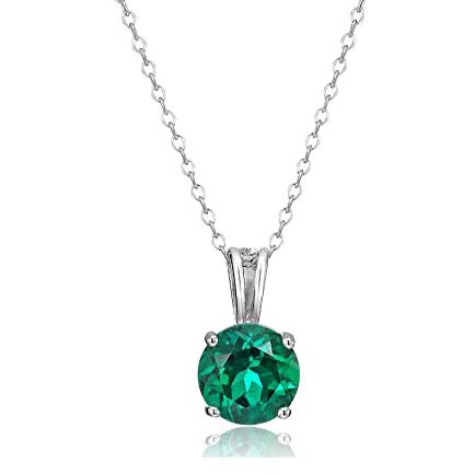 Emerald Pendant Necklace