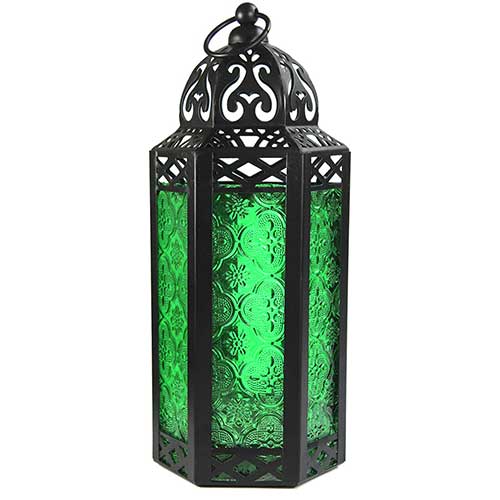 Green Candle Lantern