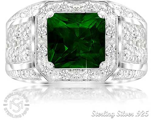 Man's Emerald Ring