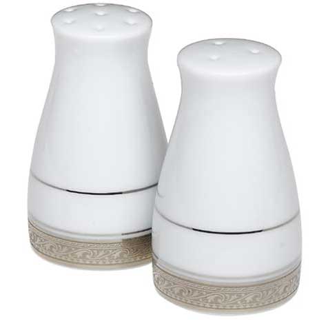 Platinum Salt and Pepper Shakers