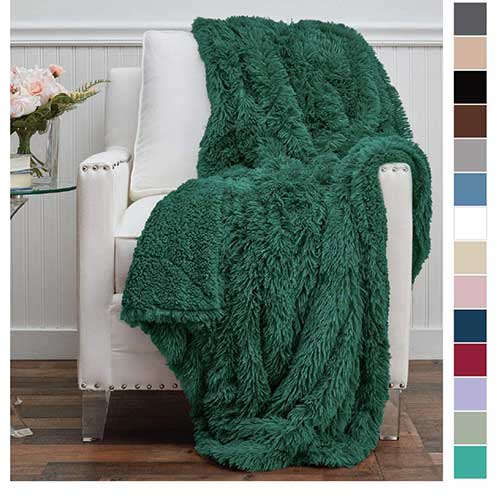 Plush Green Blanket