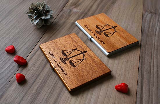 Personalized Business Card Holder