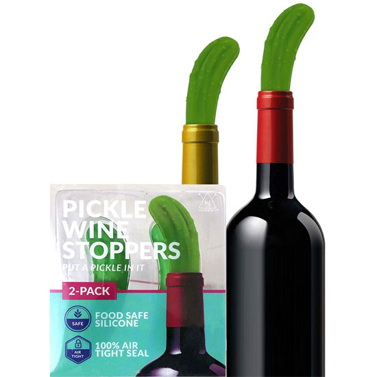 Pickle Wine Stopper