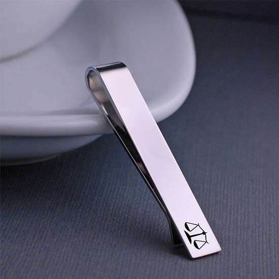 Scales of Justice Tie Clip