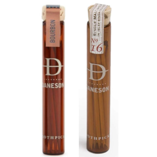 Whiskey Infused and Bourbon Flavored Toothpick