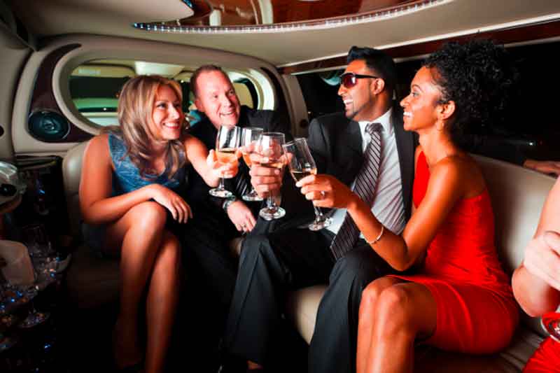 40th birthday limousine party