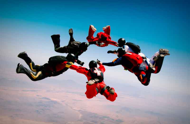 Skydiving Teens