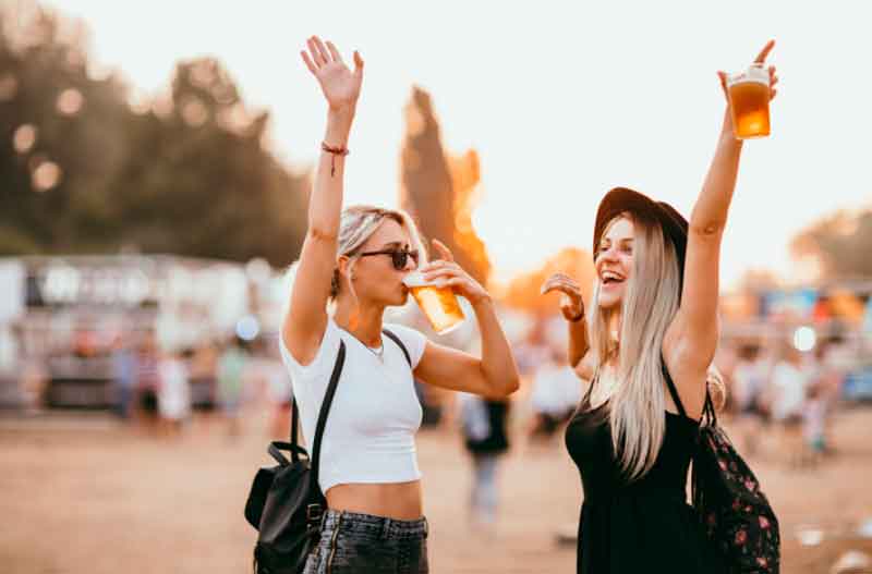 Teens At Festival