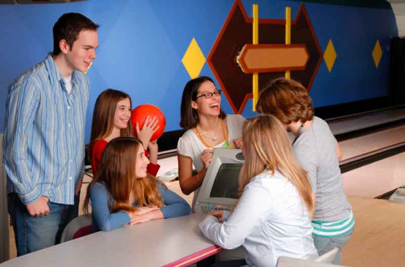 Teens Bowling