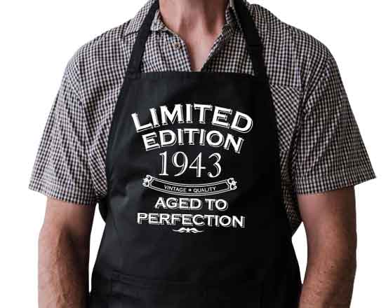 80th Birthday Apron